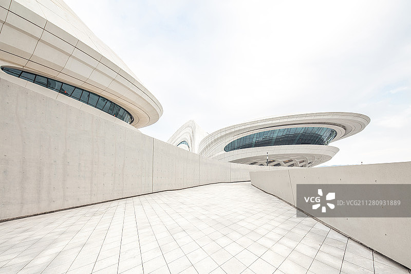 长沙梅溪湖国际文化艺术中心汽车广告背景图图片素材