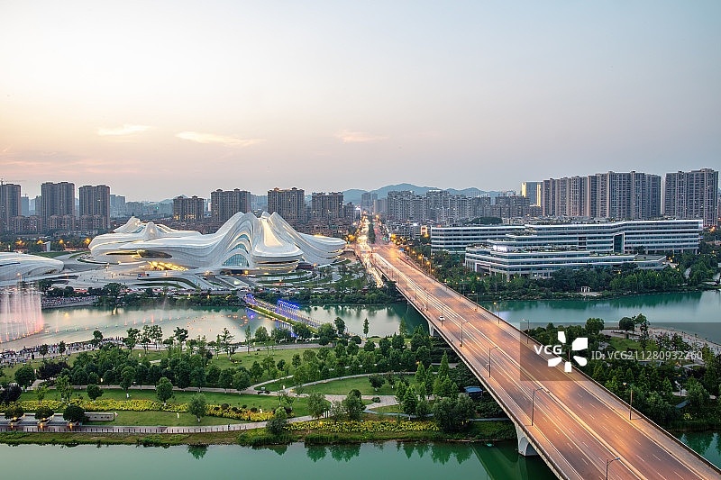 长沙梅溪湖艺术广场图片素材