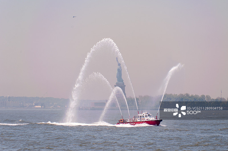纽约市消防局火灾救援图片素材