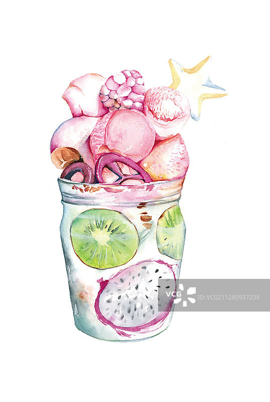 水果冰激凌图片素材