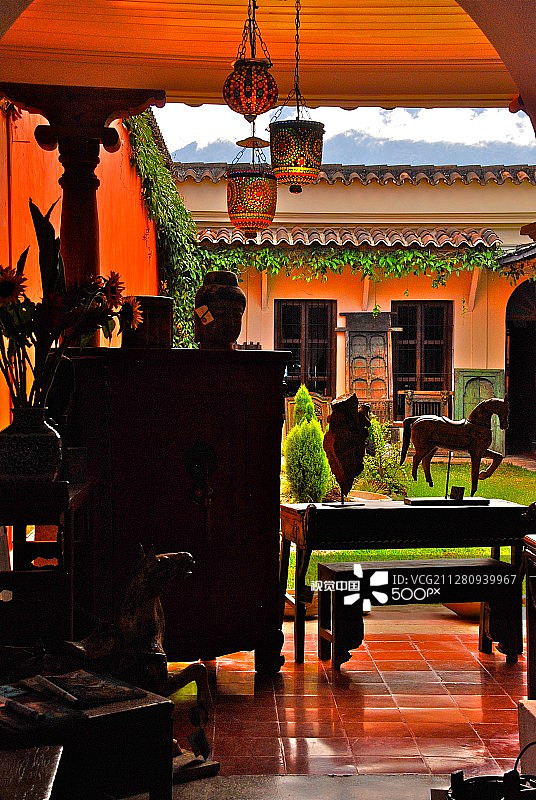 古玩市场图片素材