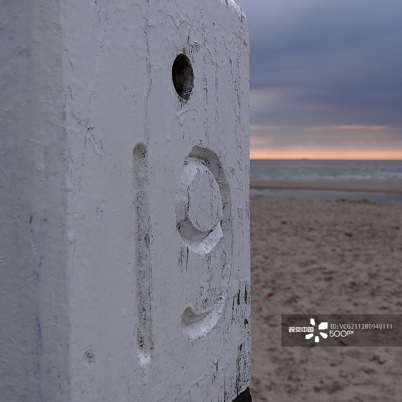 海滩杆图片素材