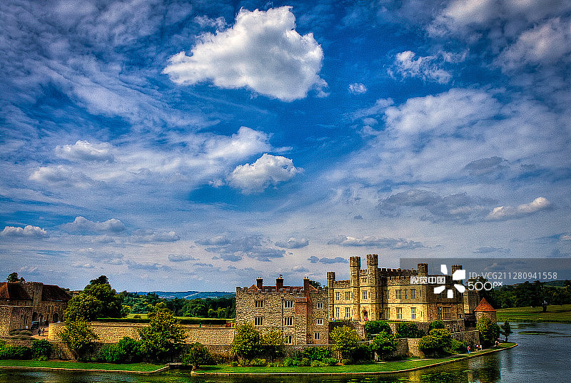利兹城堡图片素材