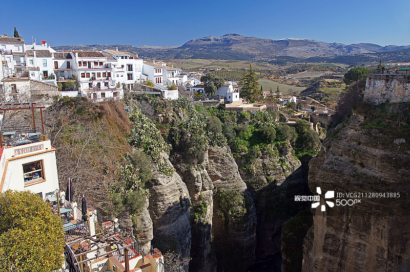 安达卢西亚的埃尔塔霍峡谷图片素材