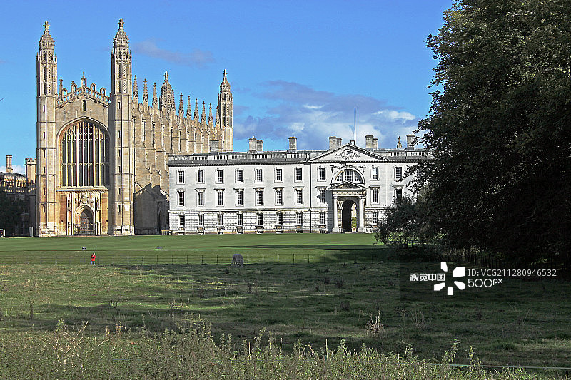 国王学院礼拜堂和吉布斯大楼图片素材