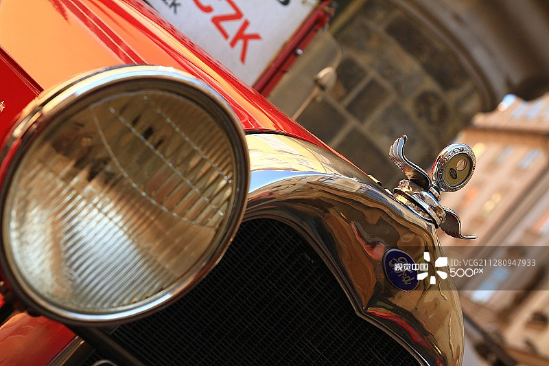 老爷车特写图片素材