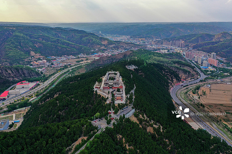 俯瞰东岳庙图片素材