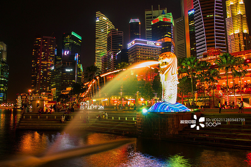 新加坡鱼尾狮图片素材