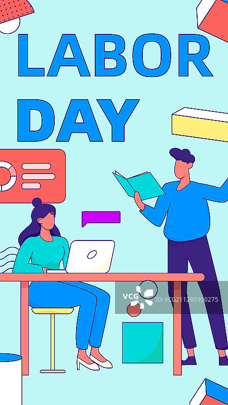 讨论问题的男女图片素材