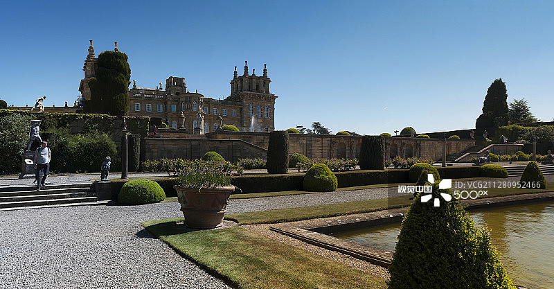 伍德斯托克布莱尼姆宫，牛津郡图片素材