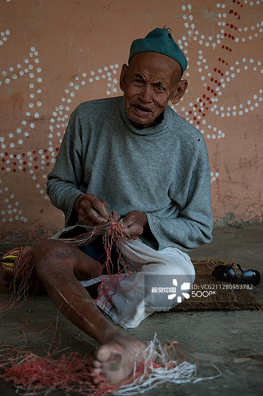 尼泊尔人面孔图片素材