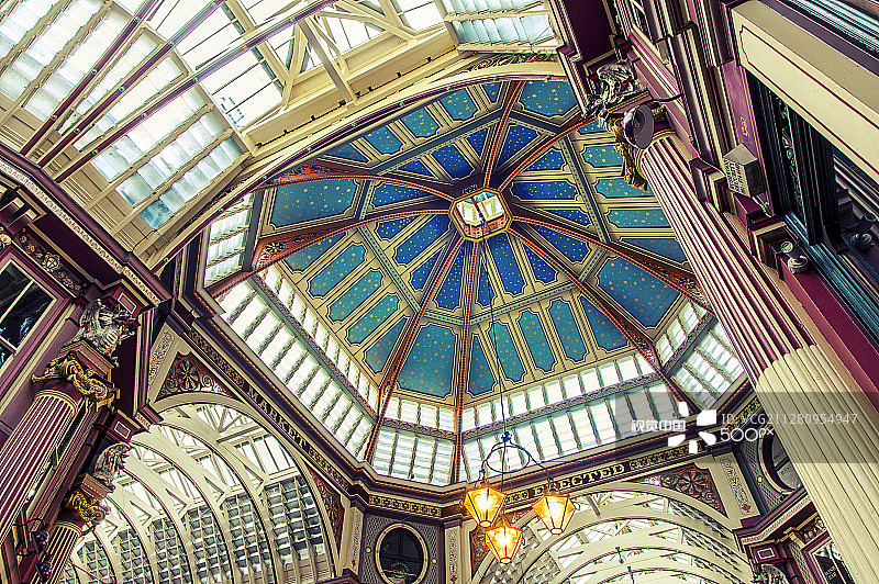 伦敦利德贺市场图片素材