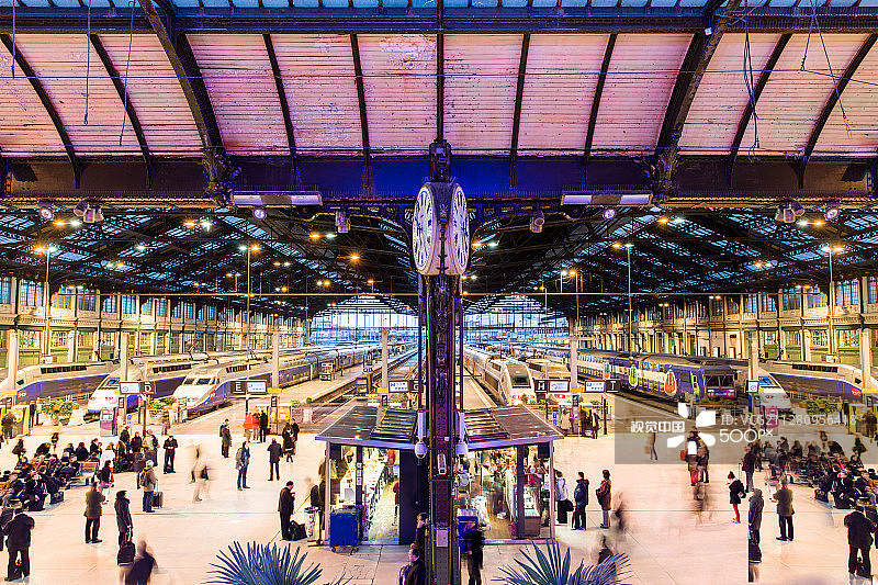 里昂车站图片素材