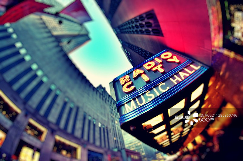 无线电城音乐厅图片素材