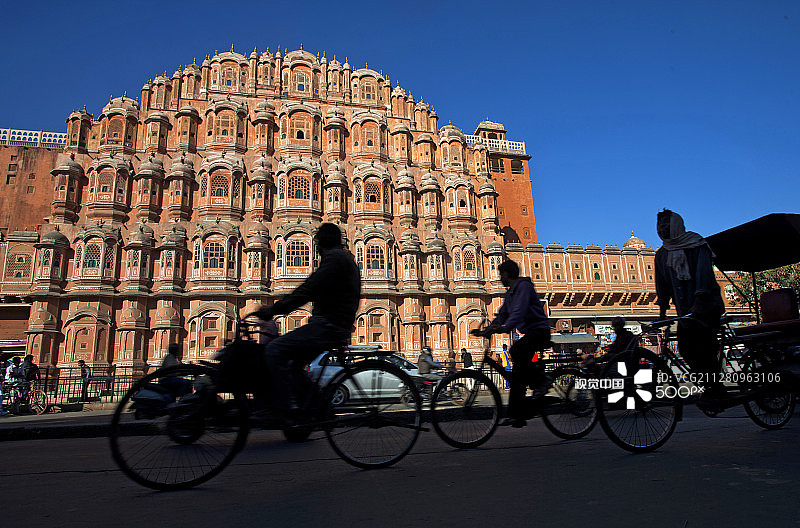 斋浦尔的哈瓦玛哈尔外的生活图片素材