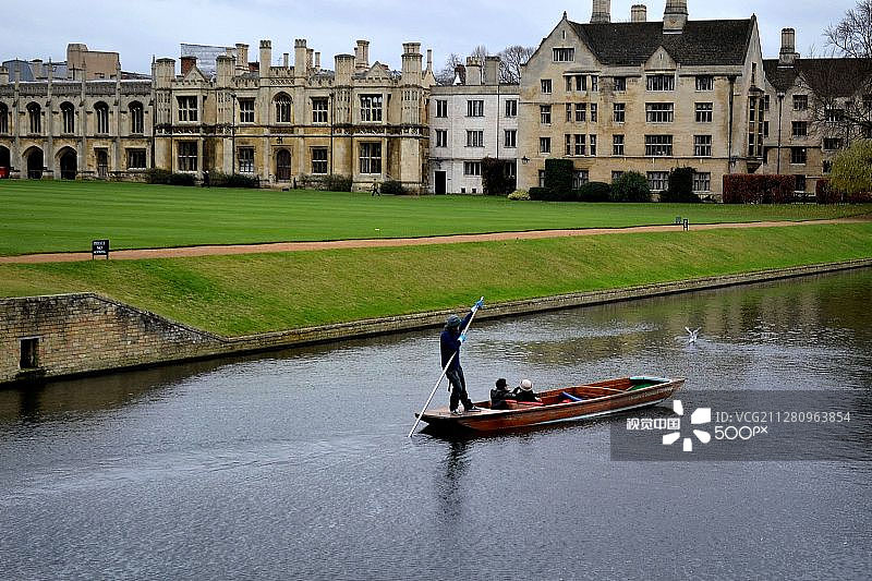 康河撑篙图片素材