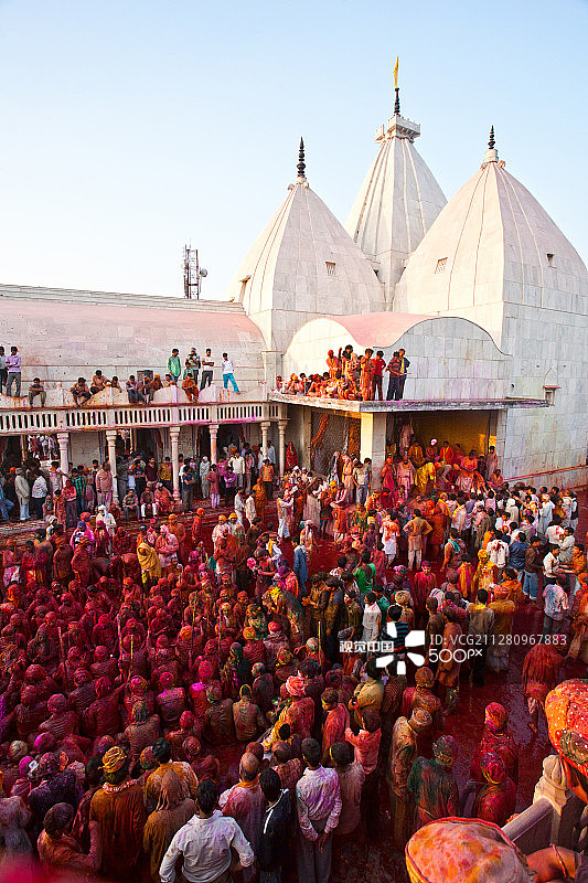 印度北方邦马图拉南德冈寺庙图片素材