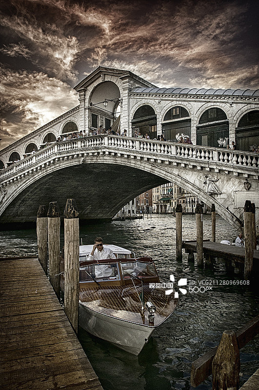 里亚托桥图片素材