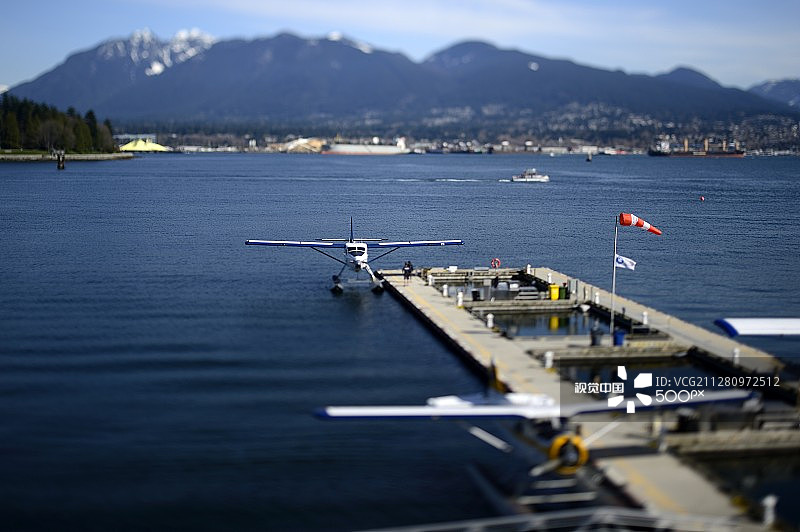 温哥华水上飞机图片素材