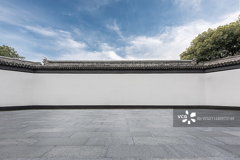 地面白墙图片素材