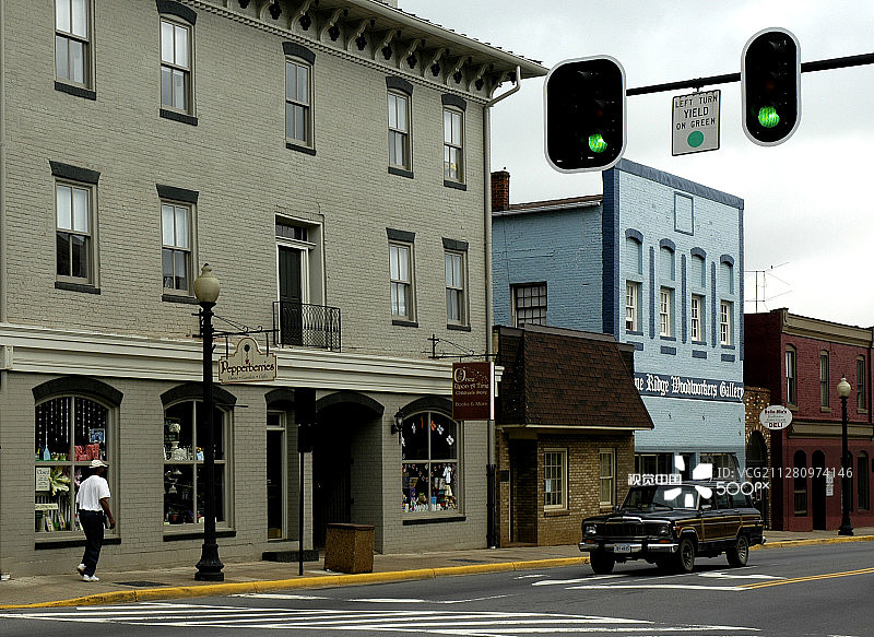 美国小镇风光图片素材