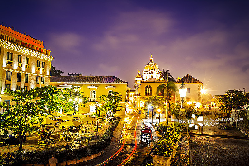 美丽卡塔赫纳风光图片素材