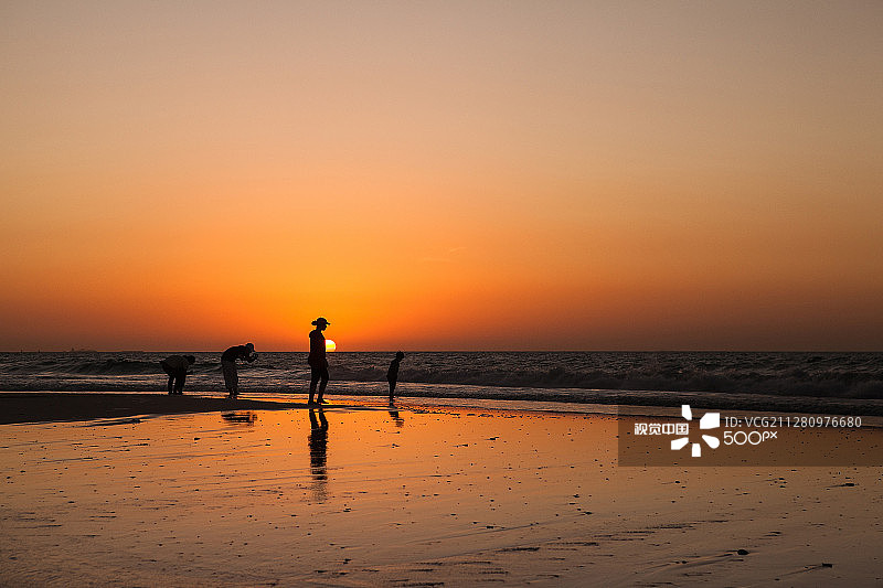 迪拜海滩风光图片素材