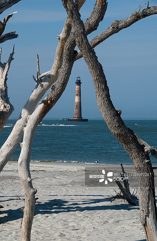 莫里斯岛灯塔图片素材