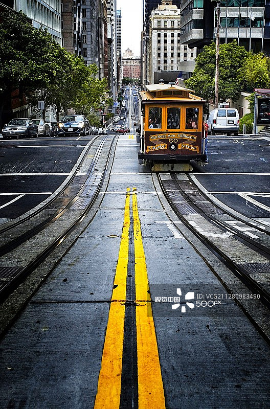 旧金山下坡路图片素材