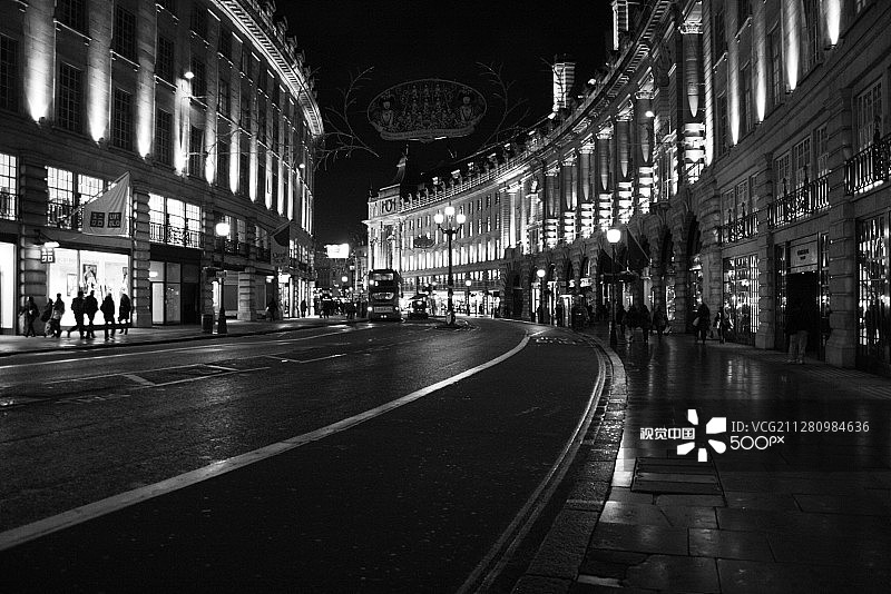 伦敦摄政街图片素材