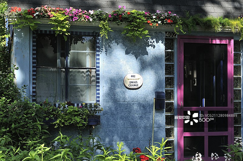 俄亥俄州伊利湖畔的小屋图片素材