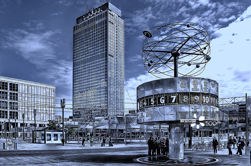 柏林亚历山大广场图片素材