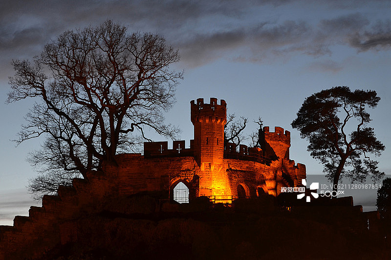 沃里克的黄昏图片素材