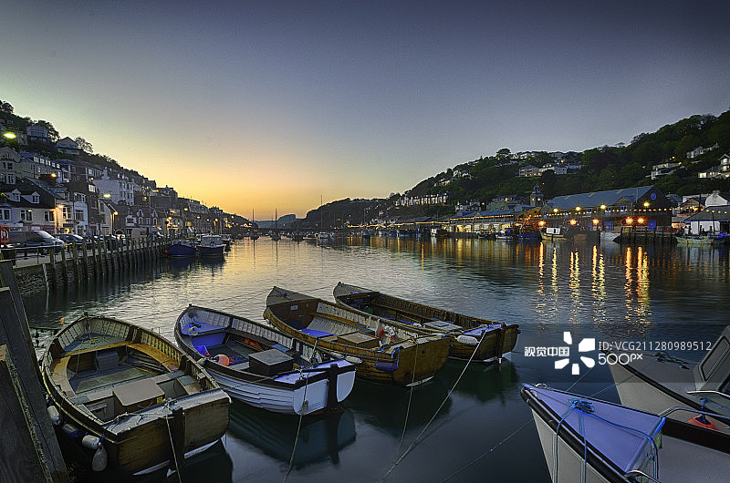 卢埃的日落图片素材