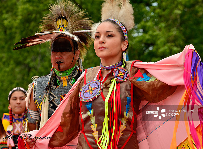 印第安人聚会舞蹈图片素材