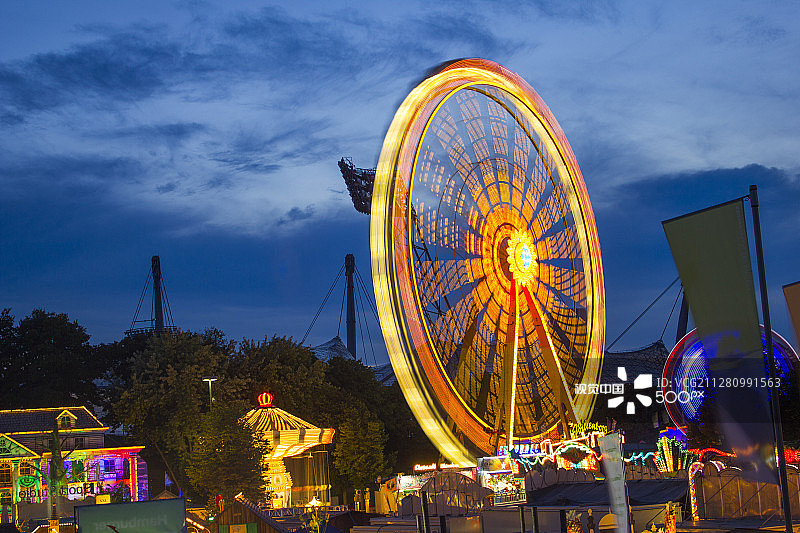 慕尼黑奥林匹亚公园夏日祭图片素材