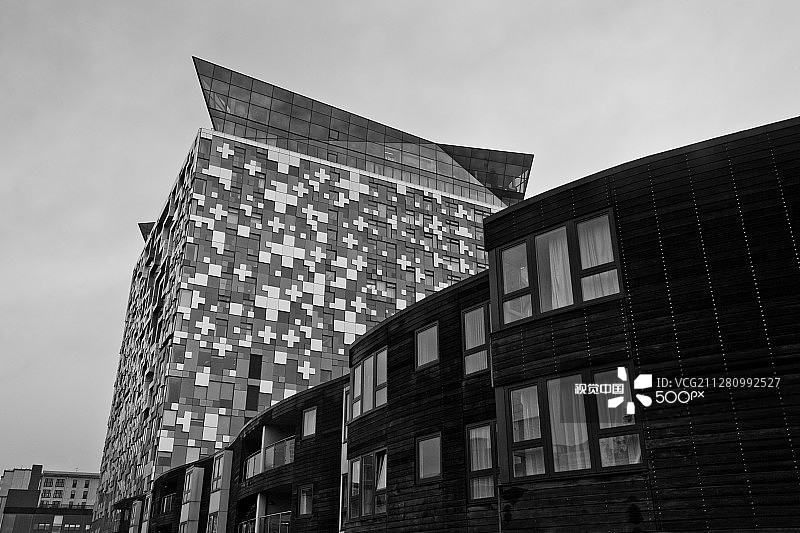 伯明翰的立方大楼图片素材