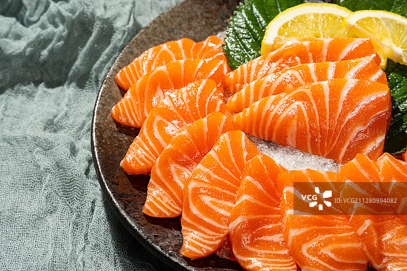 三文鱼刺身图片素材