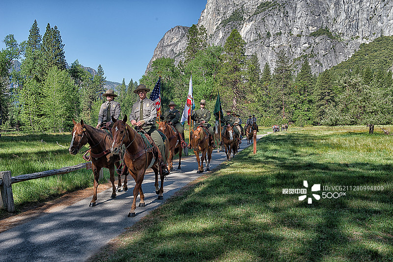 优胜美地国家公园护林员图片素材