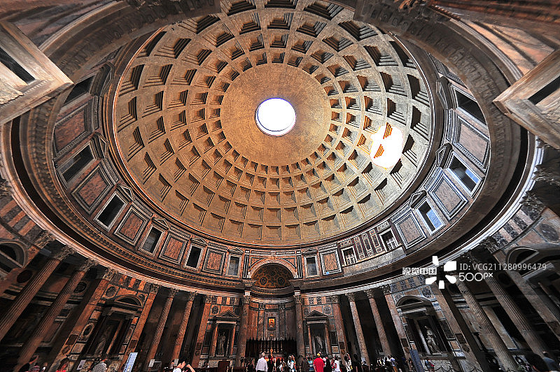 万神殿内部图片素材