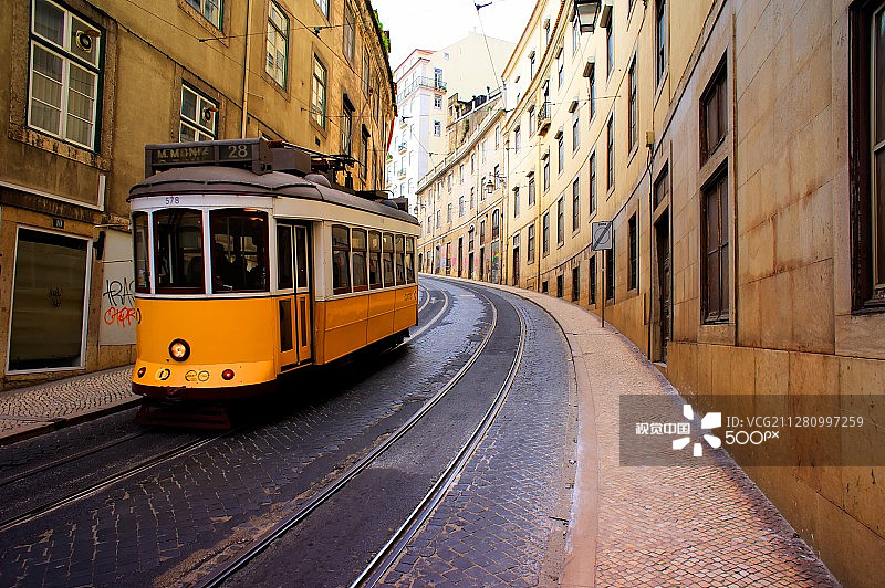 里斯本28路电车图片素材
