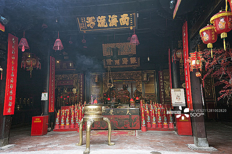 三宝垄市冈龙目岛庙图片素材