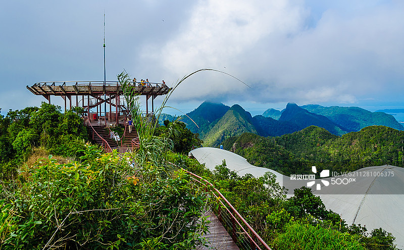 附近的空中桥梁图片素材