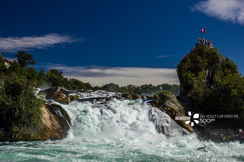 莱茵瀑布图片素材