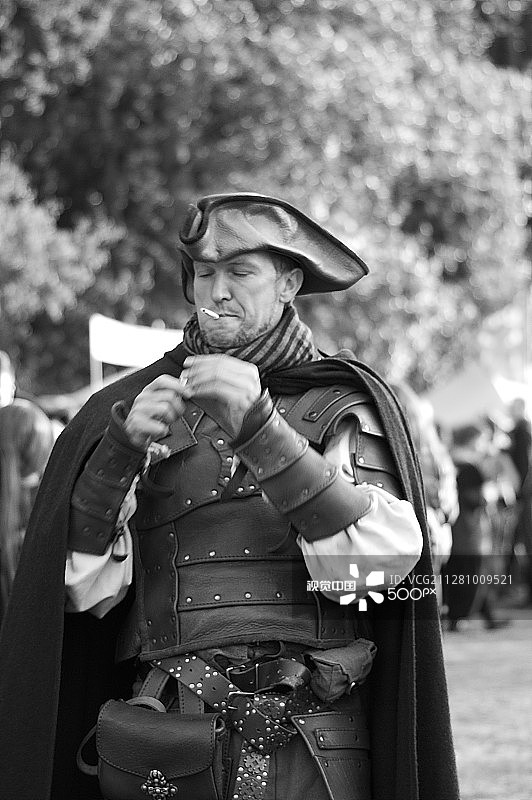 中世纪的休息时间图片素材