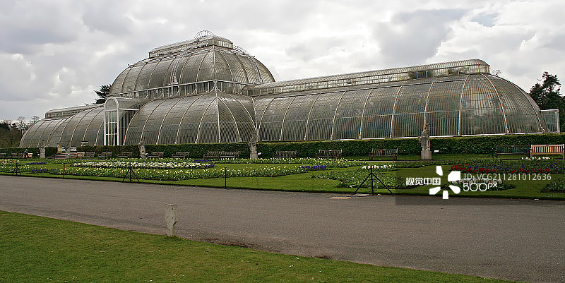 英国皇家植物园棕榈屋图片素材