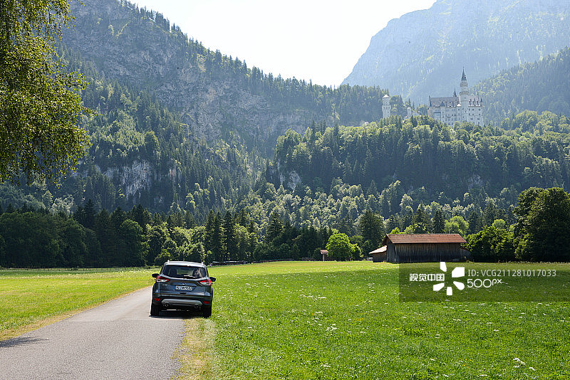 新天鹅堡背景图片素材