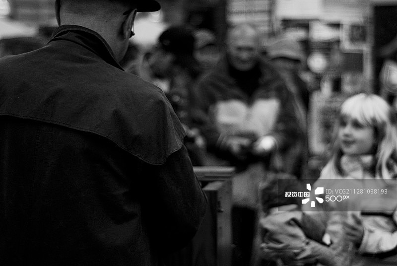 手摇风琴艺人图片素材