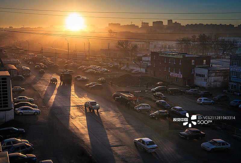 乌法的傍晚图片素材