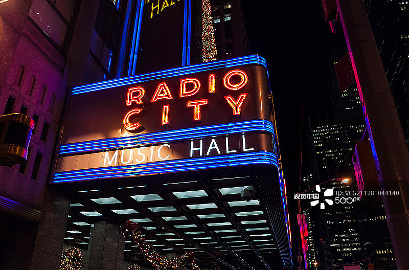 无线电城音乐厅图片素材